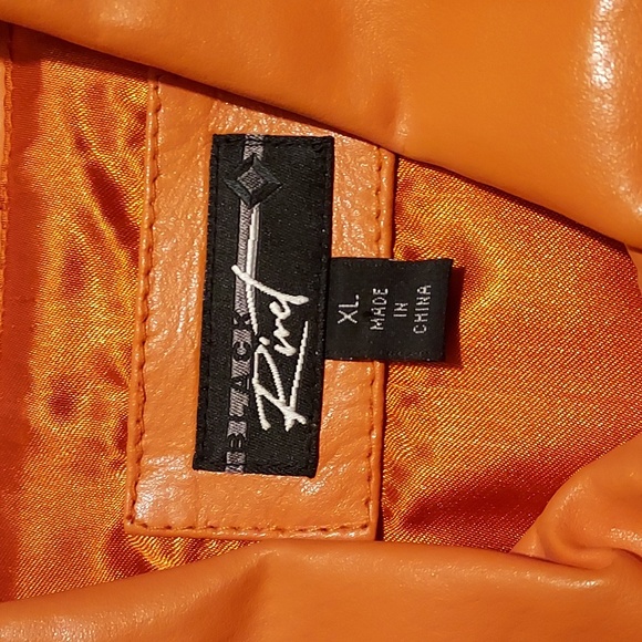 Black Rivet Leather Jacket - Picture 4 of 5